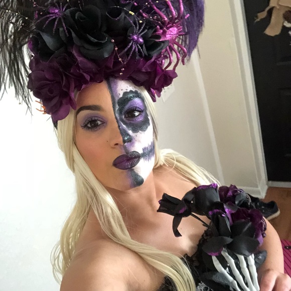 Homemade Day of the Dead 💀 costume & accessories - Picture 7 of 8